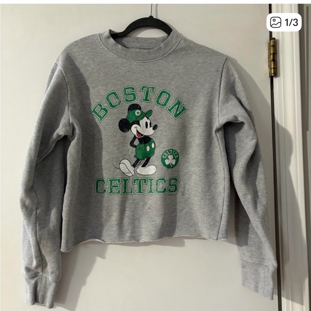 Gray Boston Celtics Women's Sweater